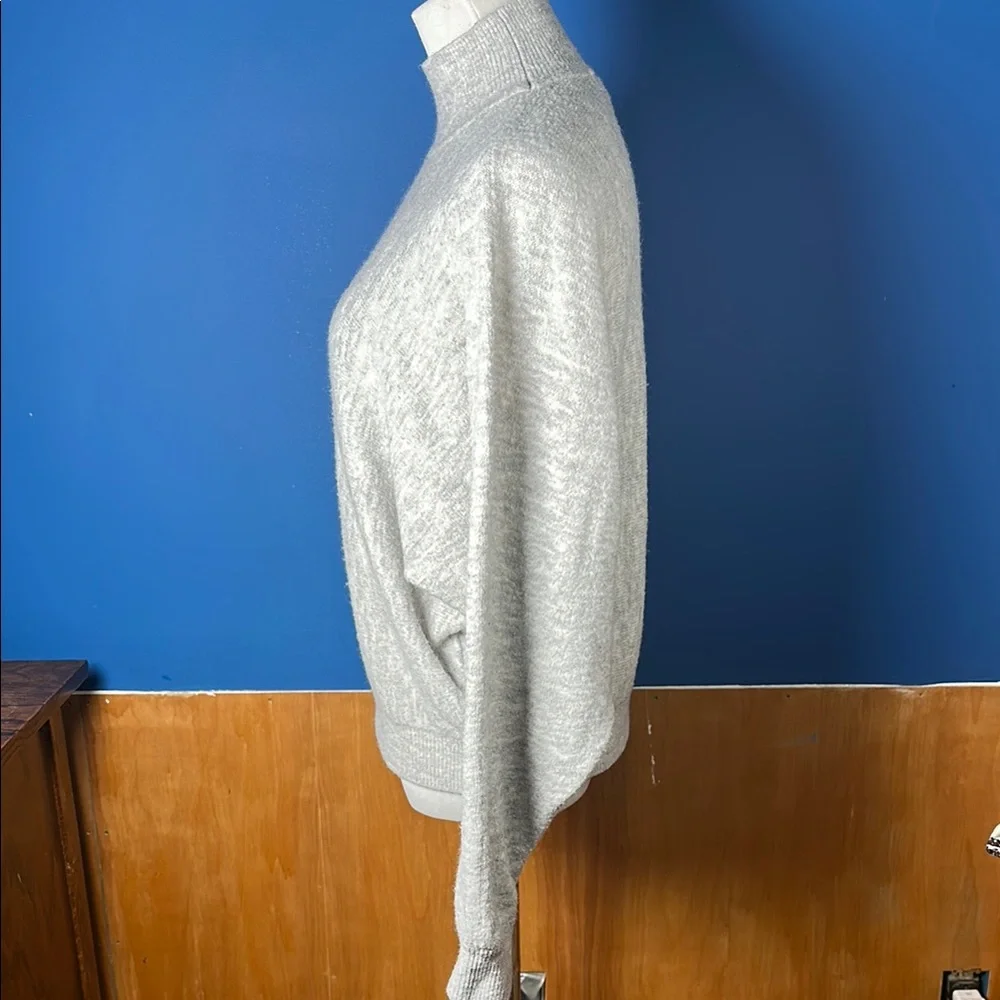 Cozy Gray H&M mock neck Sweater - Picture 3 of 7